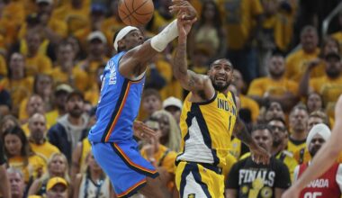 Gilgeous-Alexander scores 35, Thunder rally past Pacers 111-104 to tie NBA Finals at 2 games apiece