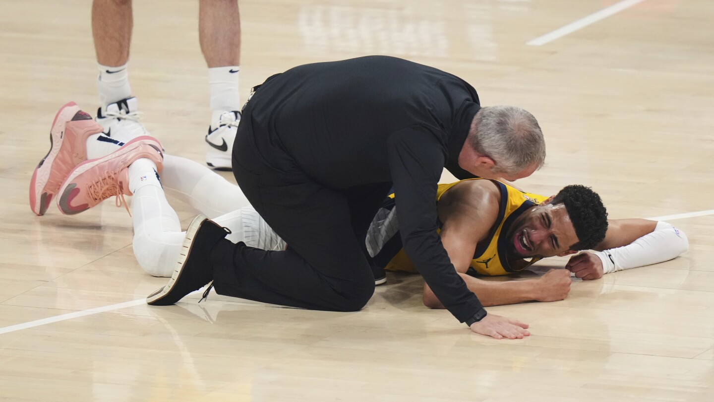 Tyrese Haliburton suffers right leg injury in Game 7 of NBA Finals, as Pacers lose title shot