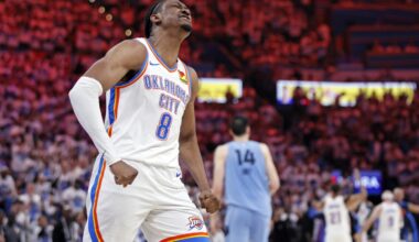 Thunder open 35-point 1st-half lead over Grizzlies, go on to win by 51 in a stat-filled Game 1
