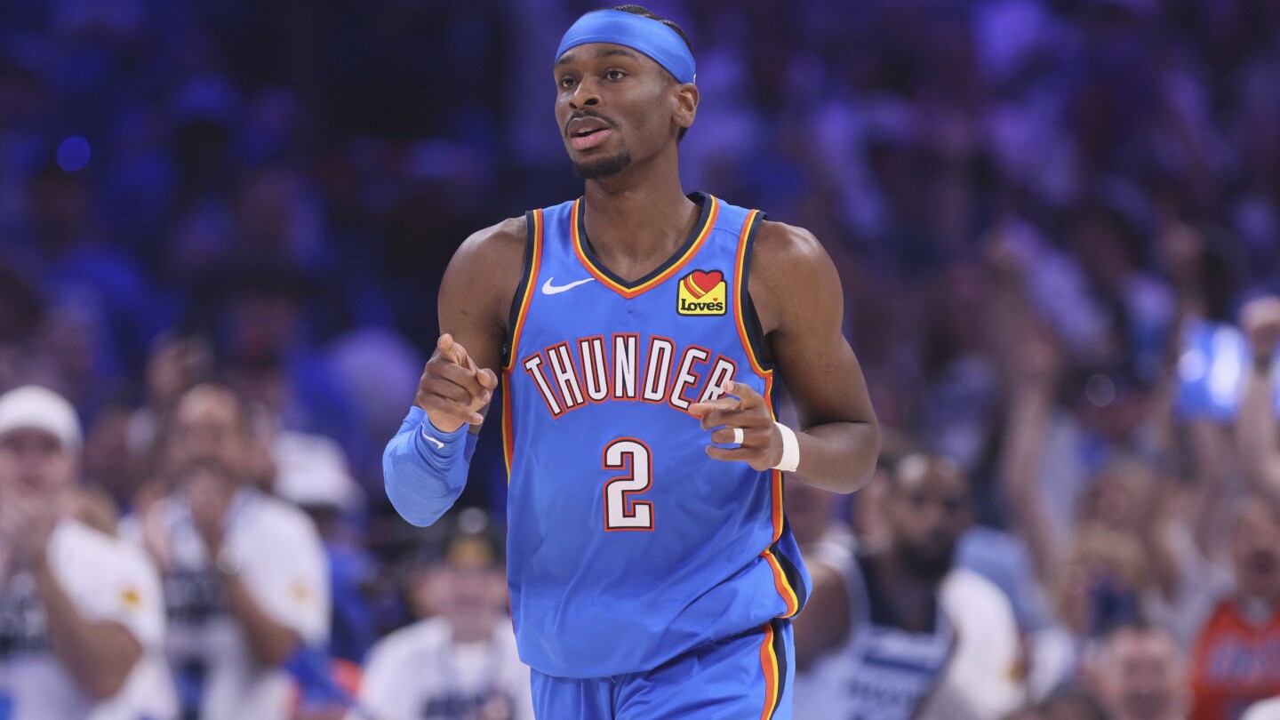 Shai Gilgeous-Alexander scores 34 as Thunder top Timberwolves 124-94 to advance to NBA Finals