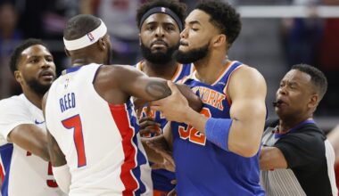 Towns scores 31, Brunson has 30 and Knicks beat Pistons 118-116 for a 2-1 lead in series