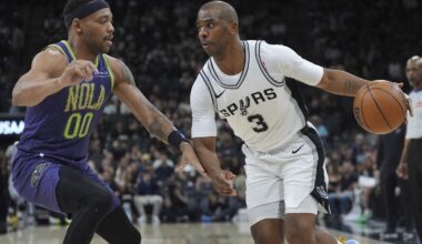 In Year 20, the Spurs' Chris Paul starts all 82 games. And he made some history in the process