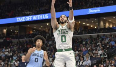 Celtics beat Grizzlies 117-103 and complete the first 6-0 trip in franchise history
