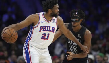 76ers coach Nick Nurse sits Joel Embiid for entire 4th quarter in loss to Brooklyn