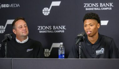 Ace Bailey says he's 'blessed' to be with the Utah Jazz