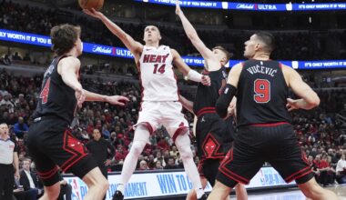 Herro scores 38 as Heat dominate Bulls 109-90 to advance in Play-In Tournament