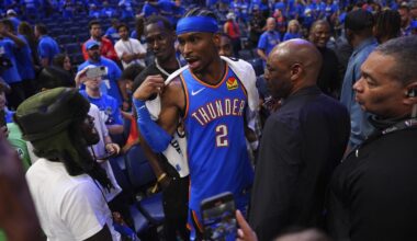 Game 2: Thunder open another big lead and keep control, topping Pacers 123-107 to even NBA Finals