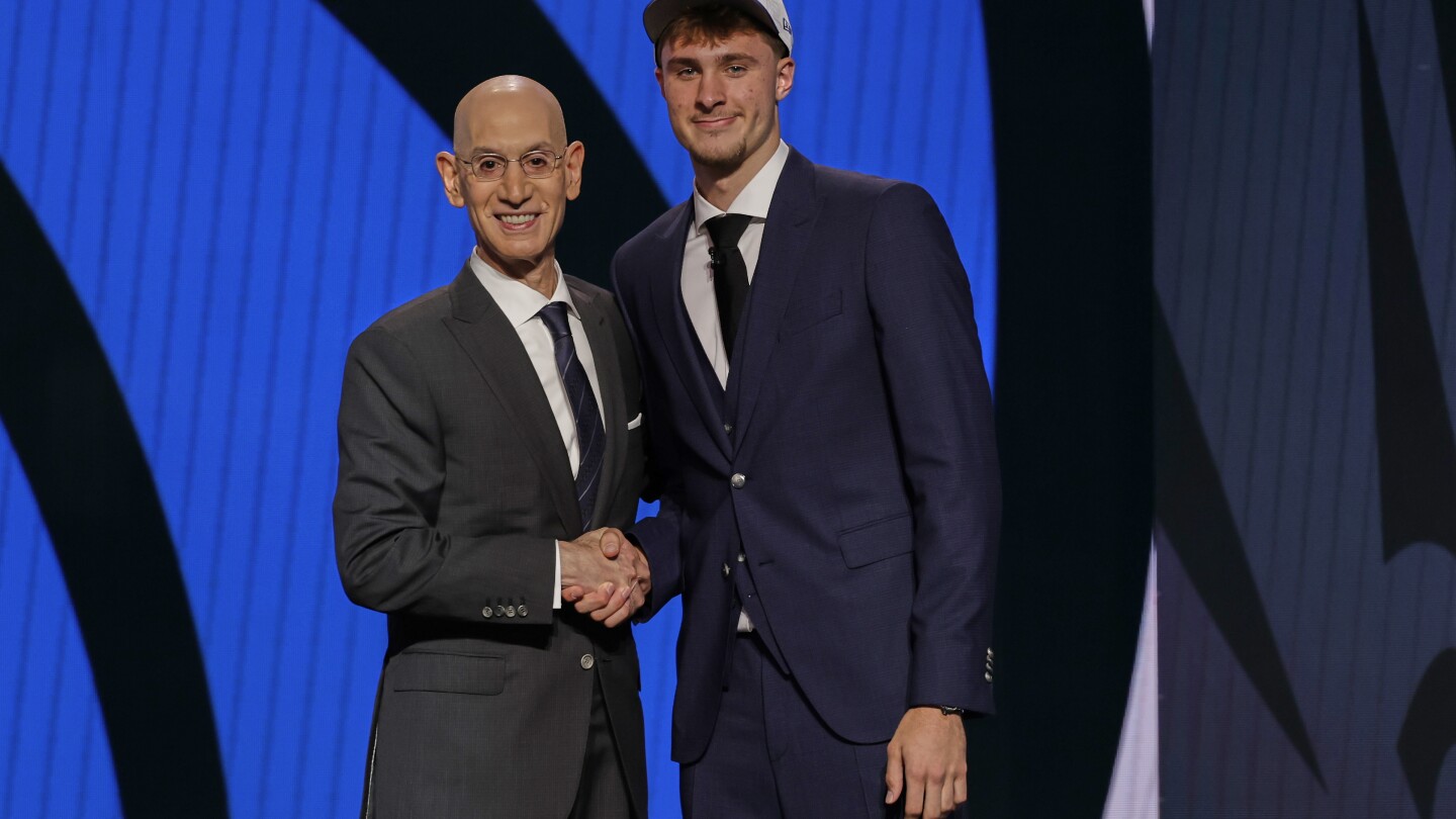 Cooper Flagg taken by the Mavericks with the No. 1 pick in NBA draft