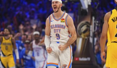 Thunder take big lead, then dig in late to beat Pacers 120-109 for 3-2 lead in NBA Finals