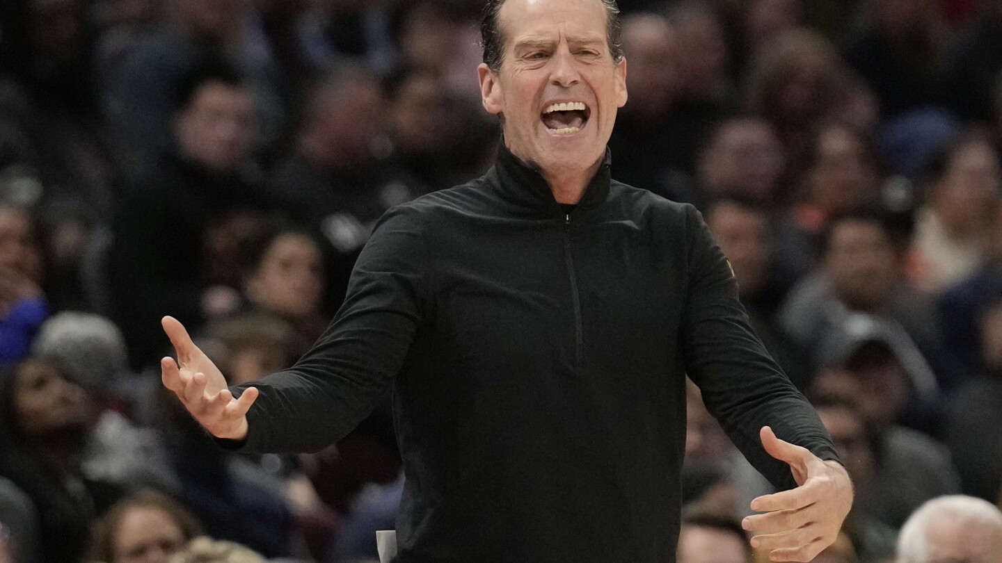 Cleveland's Kenny Atkinson wins NBCA coach of the year award after leading Cavs to 64-win season
