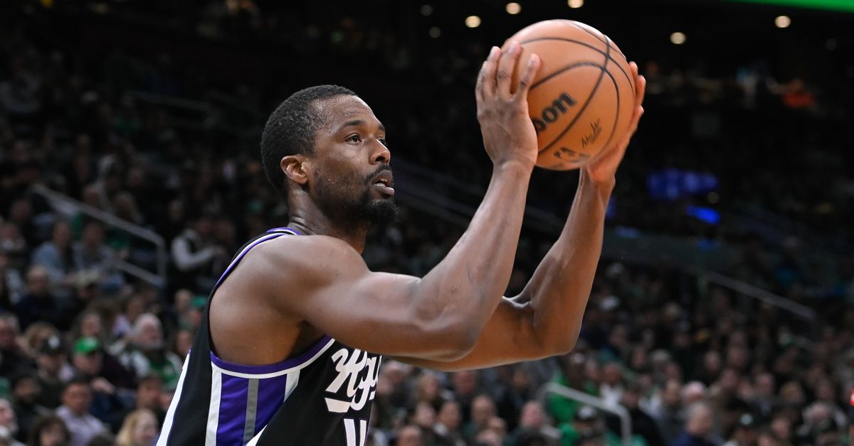 The Spurs are receiving Harrison Barnes as part of three-team trade