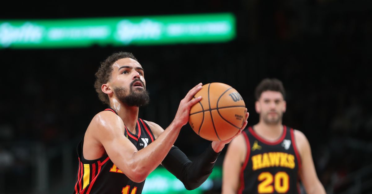 Young a perfectly ethical 21-for-21 from the line to lead Hawks to victory, 123-110