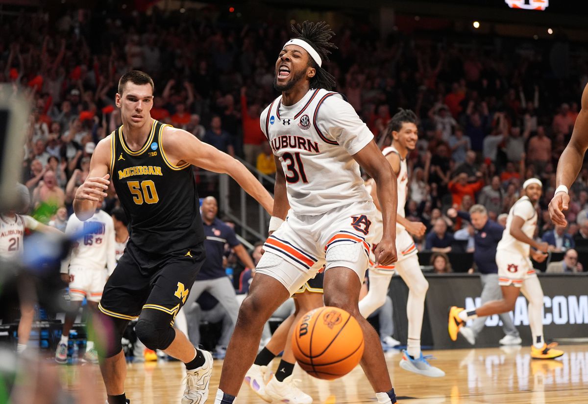NCAA Basketball: NCAA Tournament South Regional-Michigan at Auburn