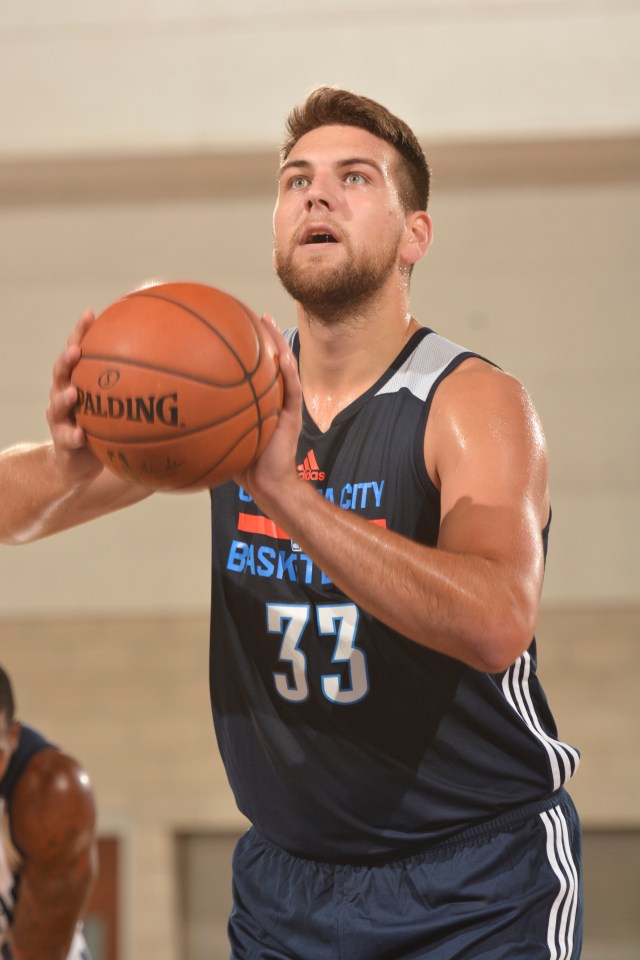 McGary featured for the Oklahoma City Thunder in the 2016 Summer League.