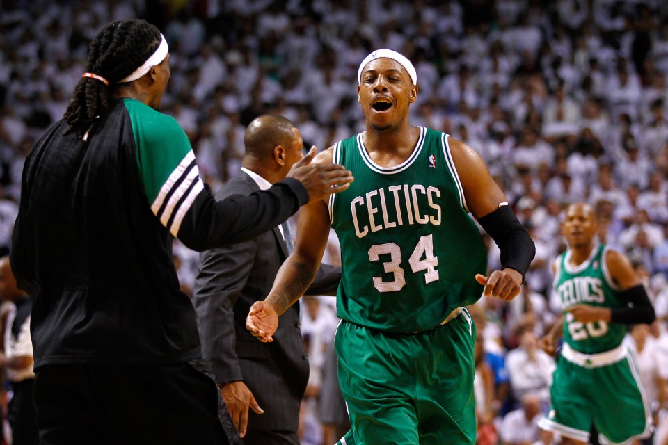 Pierce was one of the best players in the NBA while wearing Celtic green