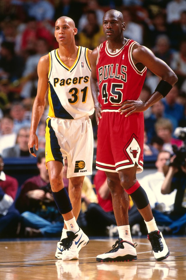 Jordan made his NBA comeback in Indiana, and matched up against Miller