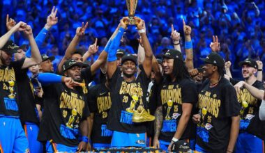Oklahoma City Thunder fans celebrate NBA title with parade after years of heartbreak