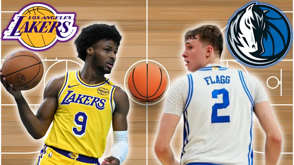 Bronny James And Cooper FlaggBy Tony Fisher