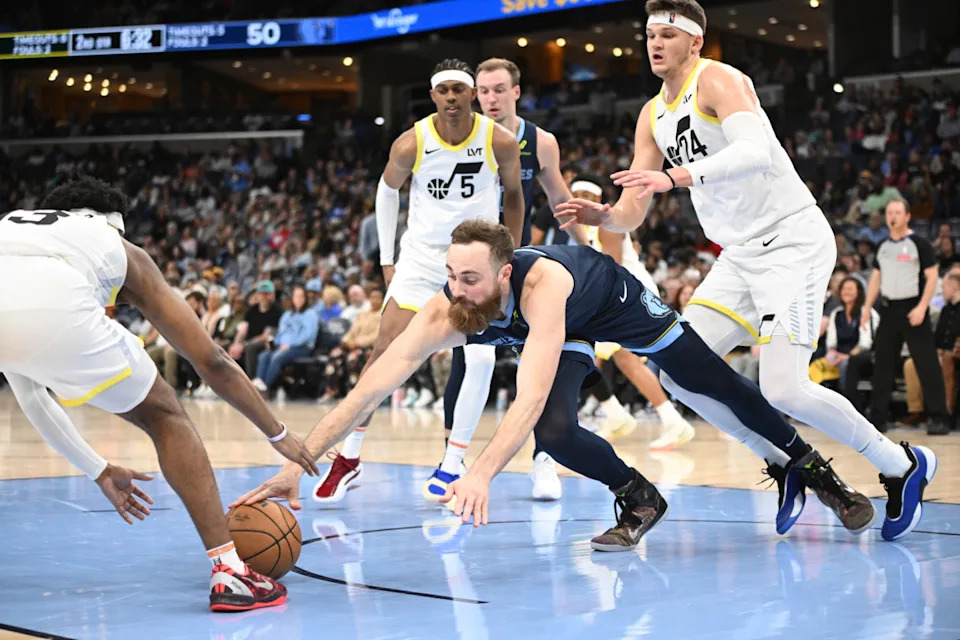 Memphis Grizzlies center Jay Huff (30).© Matthew Smith-Imagn Images