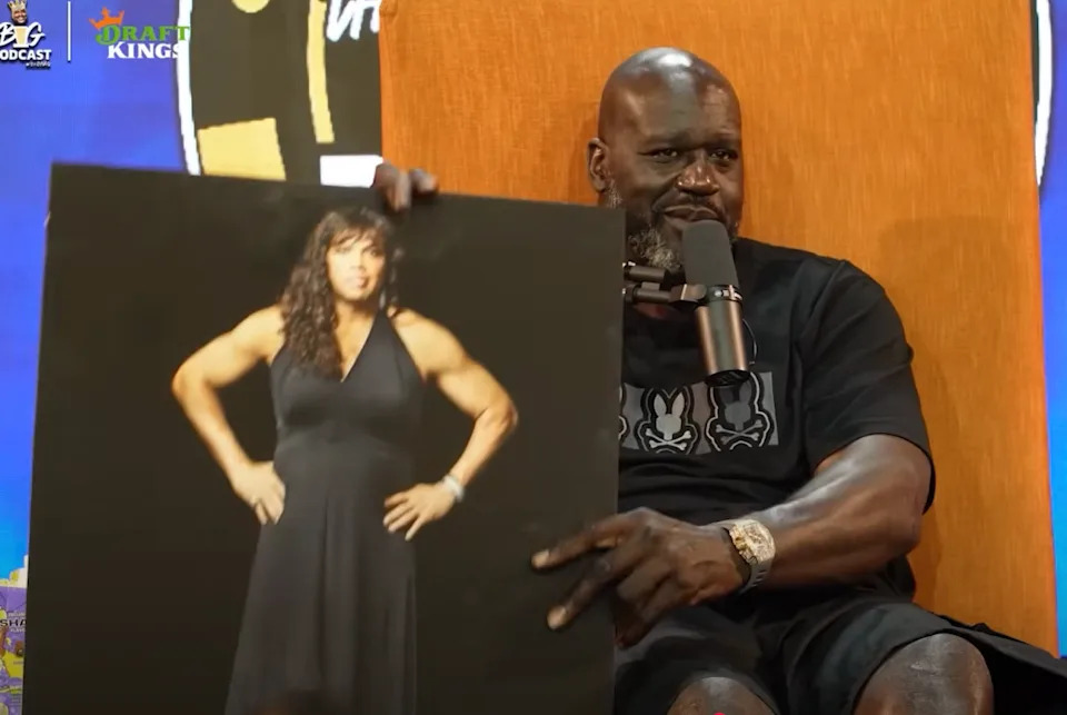 Shaq shows which type of dress he will wear if Rudy Gobert gets inducted into the HOF