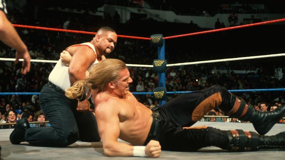 As Savio Vega, the same wrestler tangled with Triple H and Stone Cold before they hit their heights