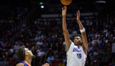 Utah Jazz forward Ace Bailey (19)