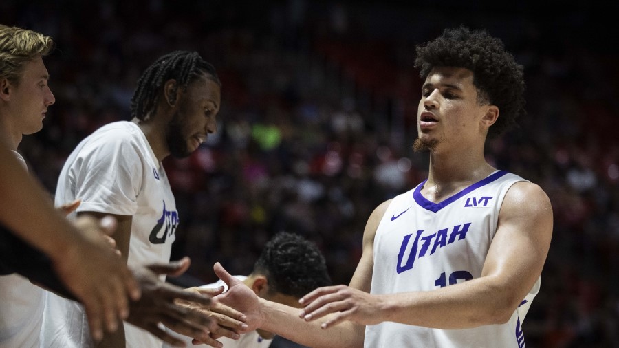 Utah Jazz guard Walt Clayton Jr. (13)...