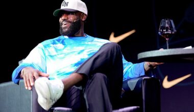 LeBron James responded to a possible exit from the Lakers after inking a $53million contract