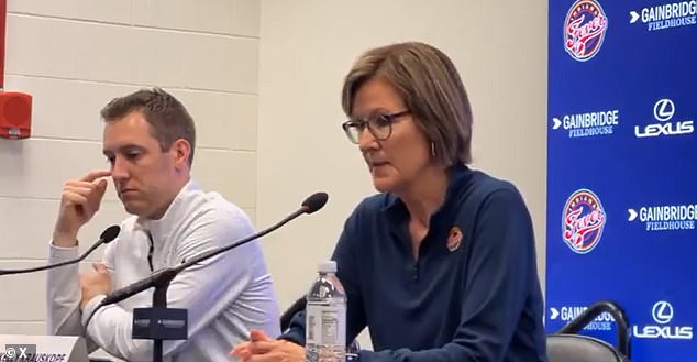 Kelly Krauskopf left fans furious after her comments about the Fever and Caitlin Clark