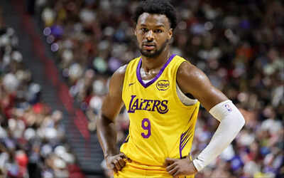 Zhuri James goes viral in Adidas as Bronny falls short in LA Lakers’ game against Dallas Mavericks