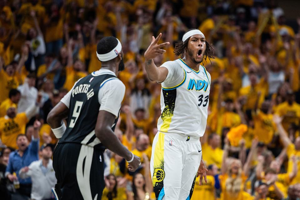 Indiana Pacers center Myles Turner's contact value has reportedly increased.Trevor Ruszkowski-Imagn Images