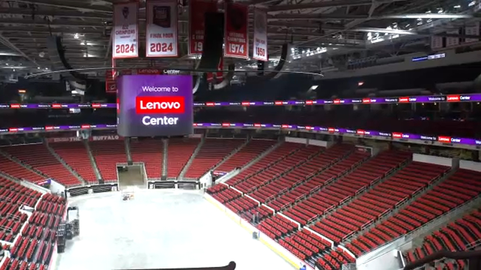 Lenovo Center renovations Home of Carolina Hurricanes and NC State Wolfpack basketball getting an overhaul
