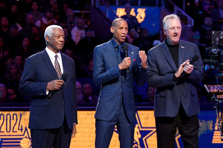 Oscar Robertson, Reggie Miller, Larry Bird