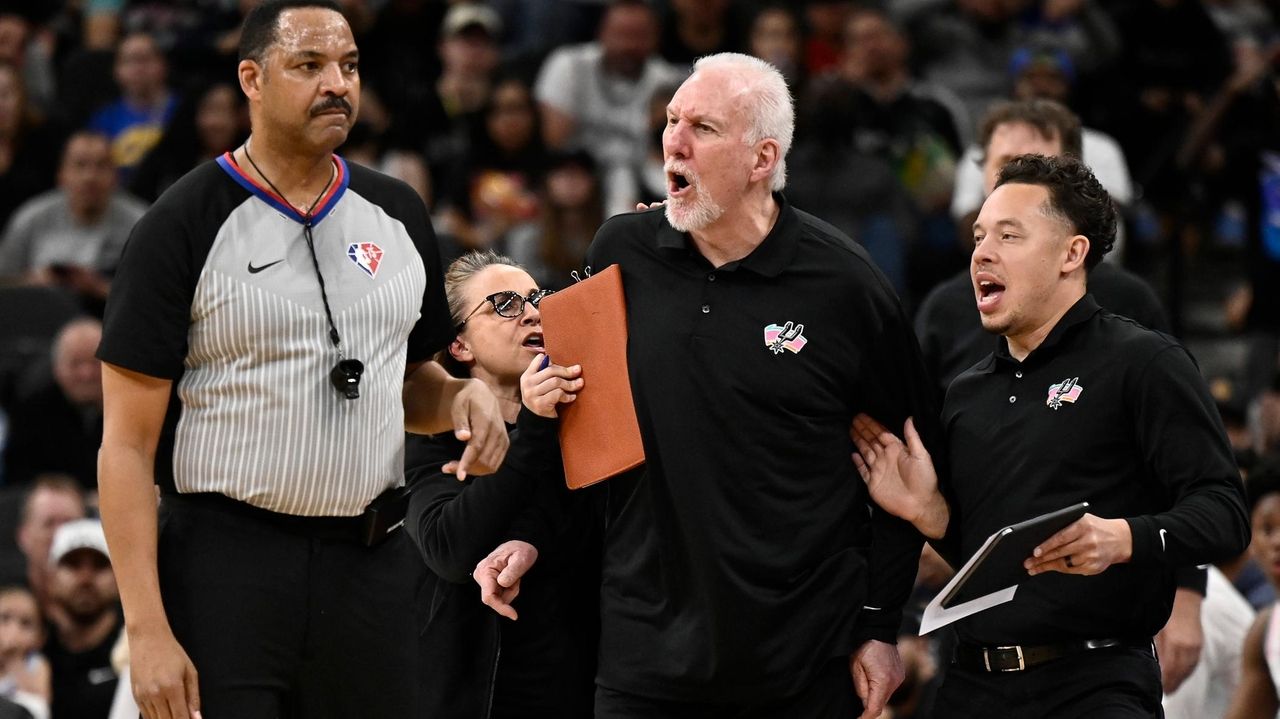 NBA adjusts Gregg Popovich's career record, crediting Mitch Johnson with 77 Spurs games from '24-25