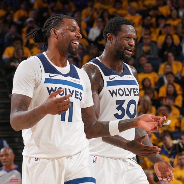 Naz Reid, Julius Randle Naz Reid, Julius Randle