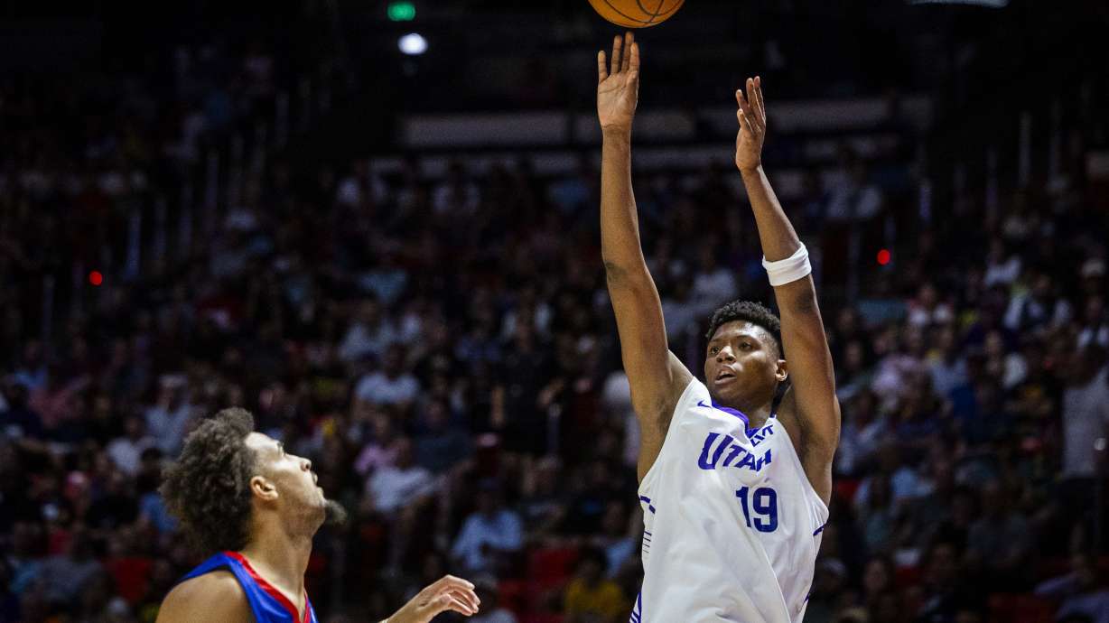 How did Jazz rookie Ace Bailey do in his summer league debut?
