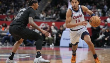 Poole scores 26 as the Wizards snap their 6-game losing streak with a 107-99 victory over the Nets