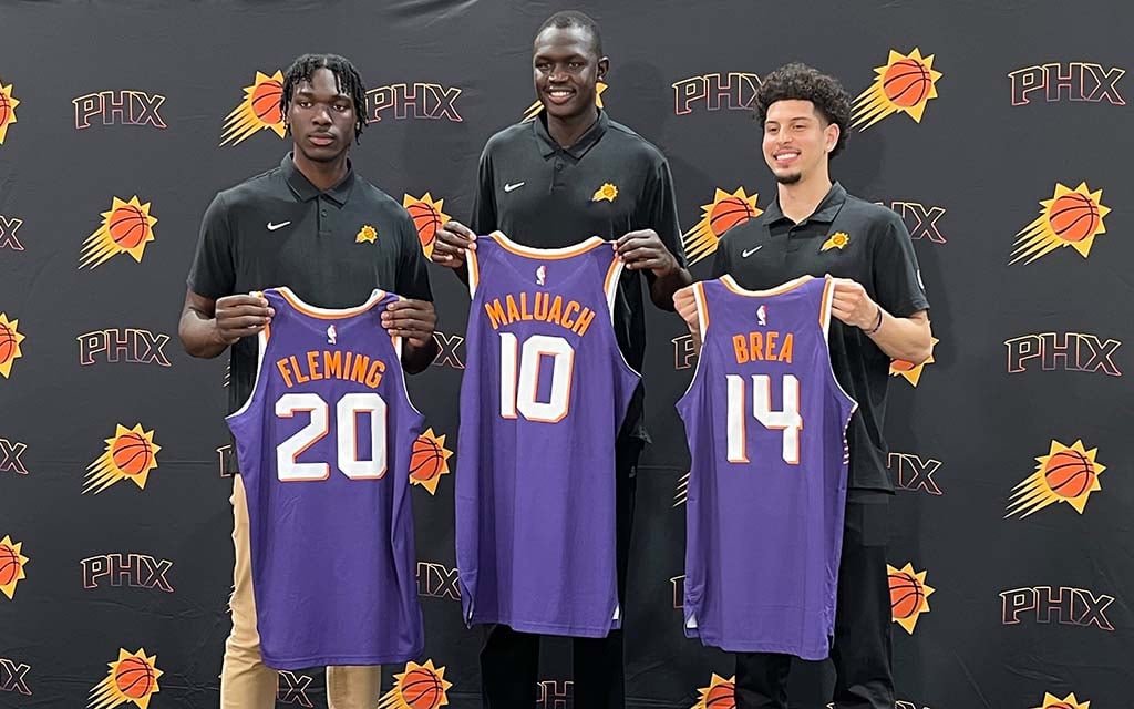 By the numbers: Suns rookies share the meaning behind their new jersey numbers