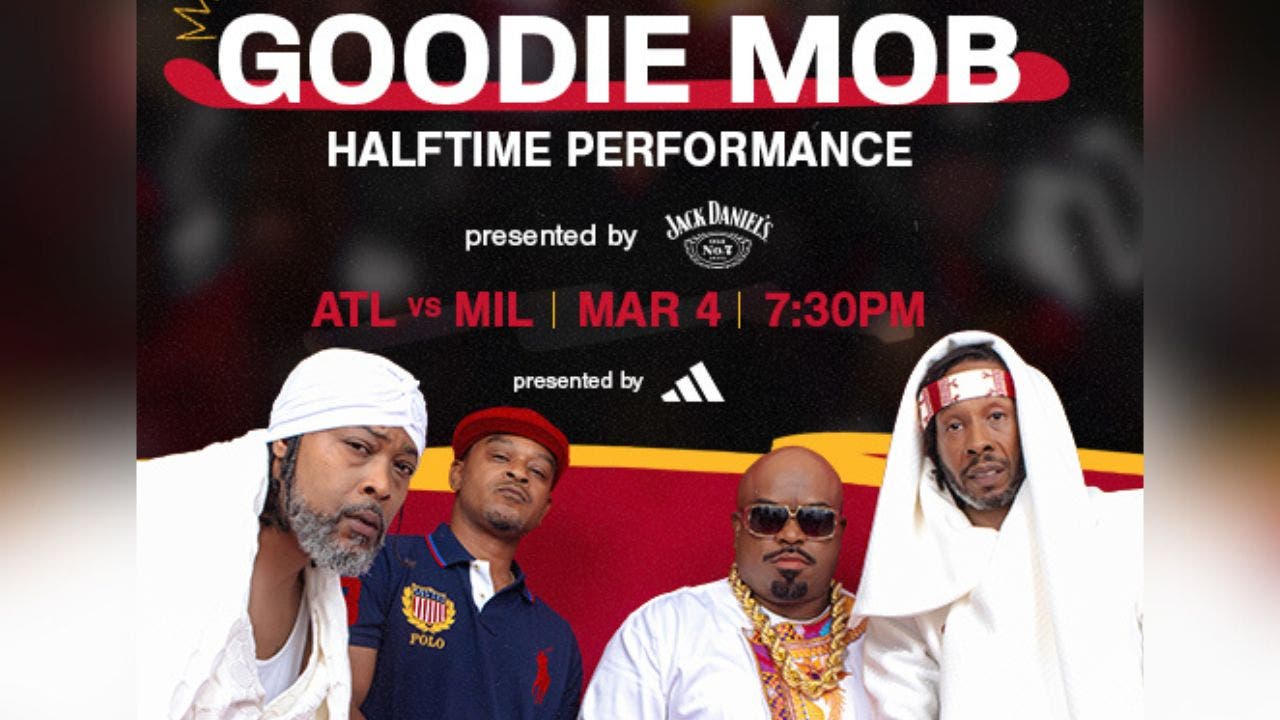 Goodie Mob performing at Atlanta Hawks game early March