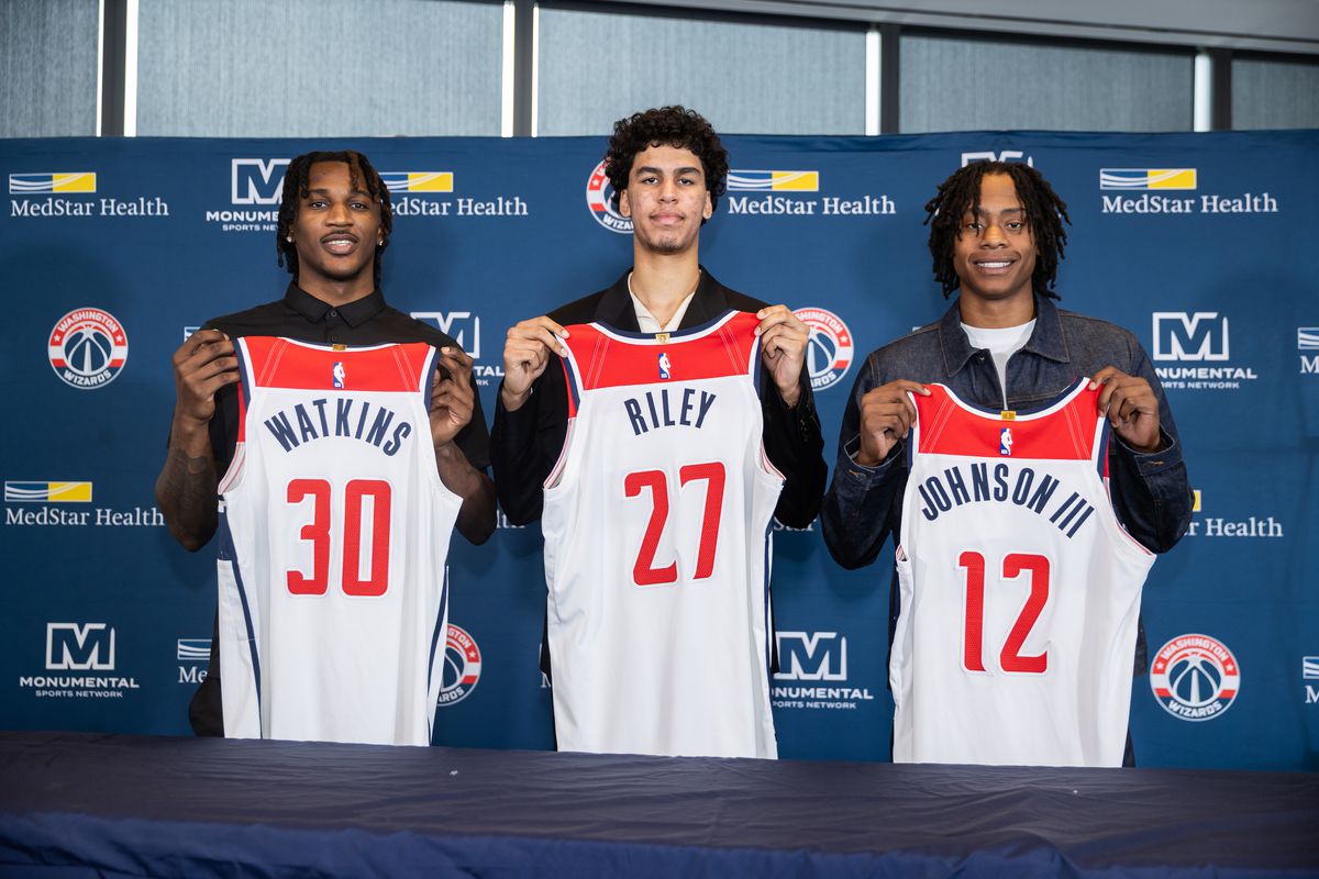 Washington Wizards Introduce Tre Johnson, Jamir Watkins, and Will Riley - Press Conference