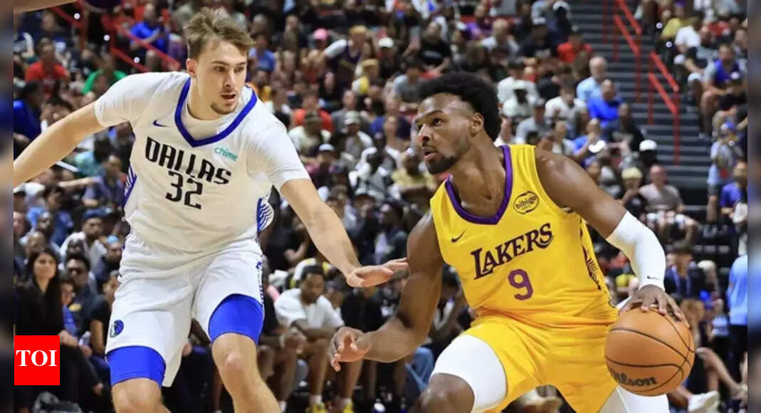 Bronny James falls short as Cooper Flagg leads Dallas Mavericks past Los Angeles Lakers in high-stakes Summer League opener | NBA News
