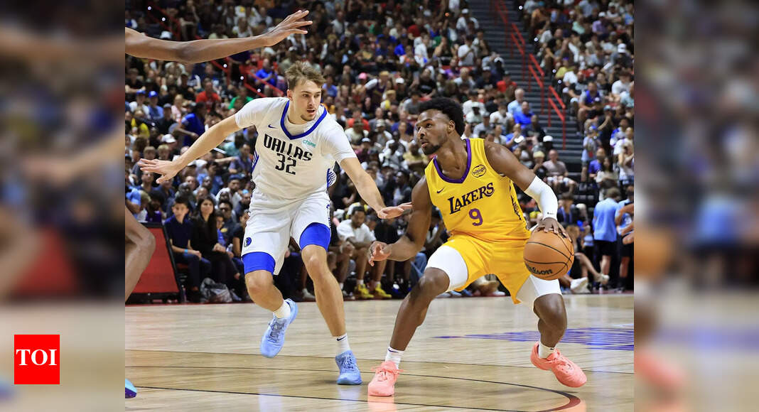 Skip Bayless sparks controversy after criticizing Bronny James’ missed shot in Lakers vs Mavericks game | NBA News