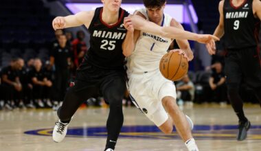 Warriors squad gets first look at Hansen Yang