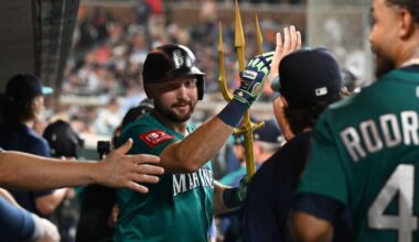 Mariners star Cal Raleigh bashes pair of home runs to move within one of All-Star break record