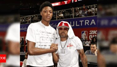 San Antonio Spurs’ rookie Ace Bailey had an unexpected encounter with the NBA icon Allen Iverson during Summer League games in Las Vegas | NBA News