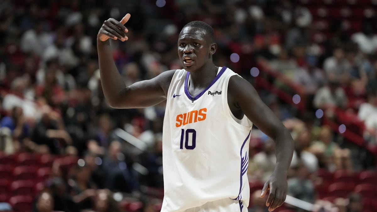 Suns' first-round pick Khaman Maluach out for 2nd summer league game