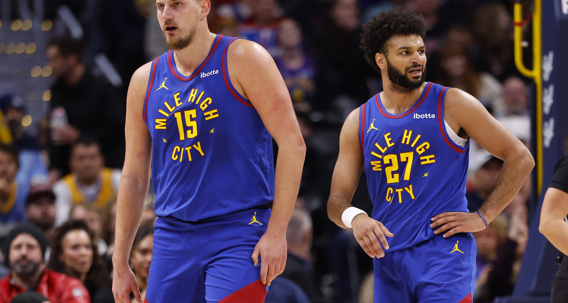 Nikola Jokic and Jamal Murray