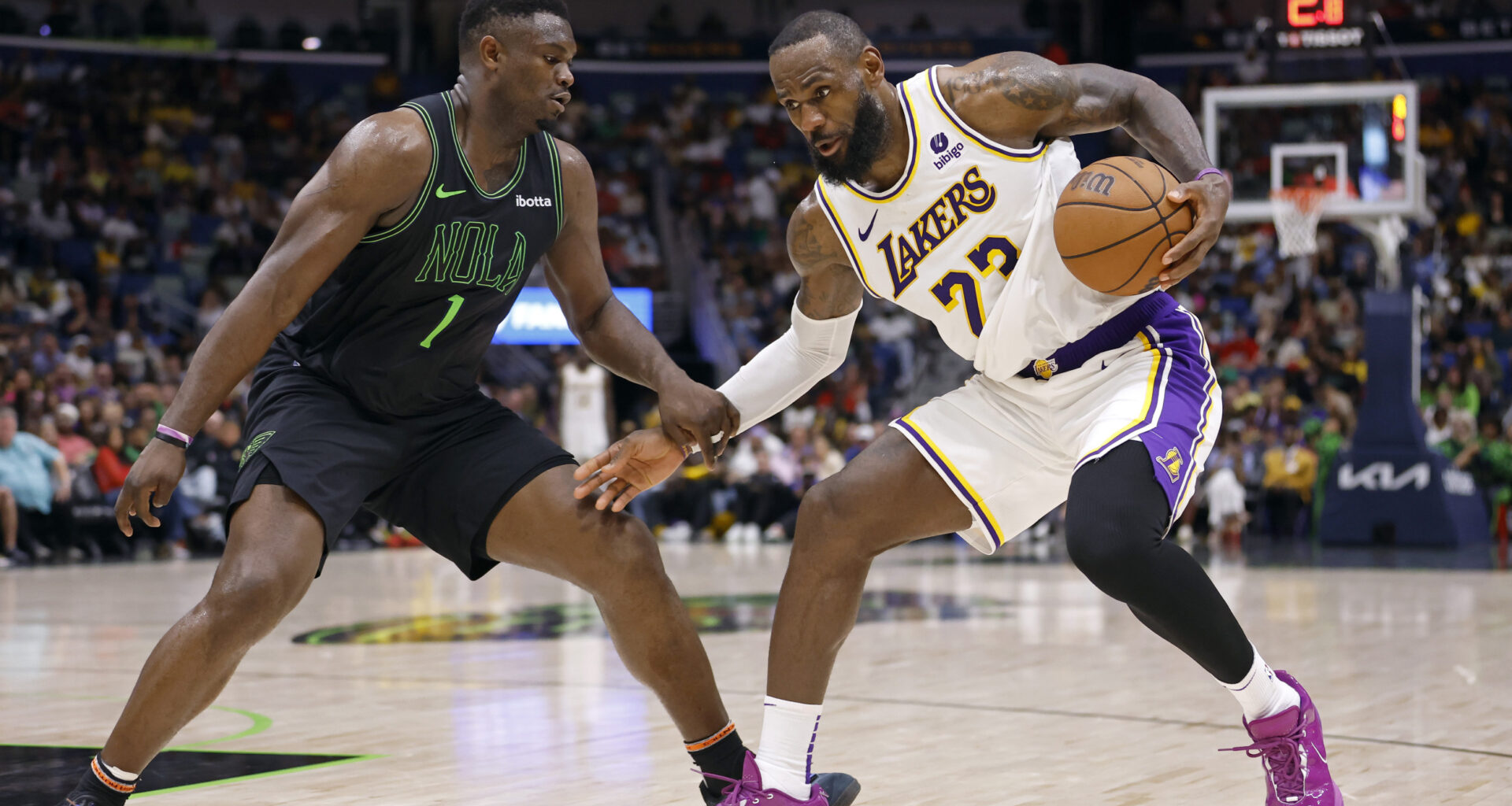 LeBron James and Pelicans