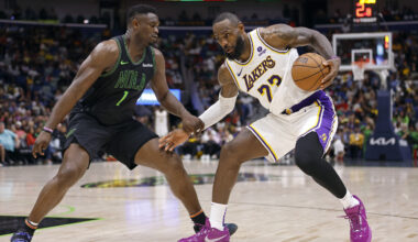 LeBron James and Pelicans