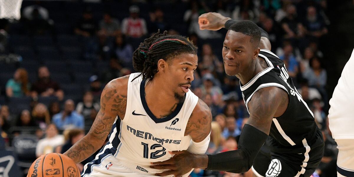 Grizzlies fall to Nets 119-106 in second-straight loss